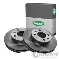 2X Lpr Bremsscheiben 241Mm InnenbelÜFtet Vorne Passend FüR Hyundai Getz | H2012V