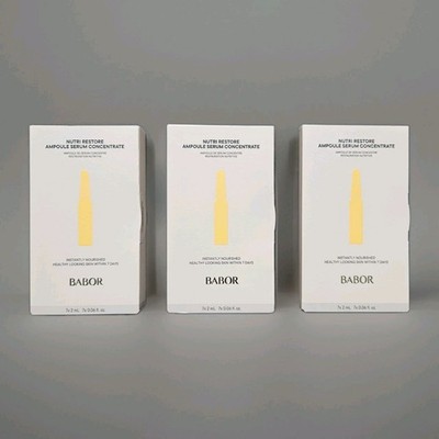 3 x Babor Nutri Restore Ampoule Serum Concentrate Gesichtsserum 21 x 2ml