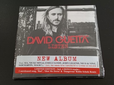 Listen [Deluxe Edition] by David Guetta (2CD, 2014)