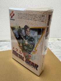 NES Metal Gear Famicom Box Included Vintage JPN Limited Edition Rare Model Video