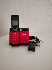 VTECH CORDLESS PHONE SYSTEM WITH CALLER ID / CALL WAITING MODEL CS6919-16 RED