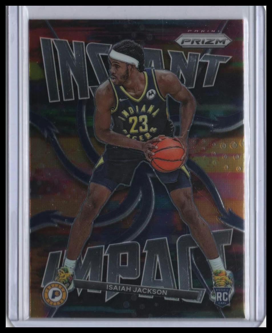 2021-22 Panini Prizm Isaiah Jackson Instant Impact #9 Rookie