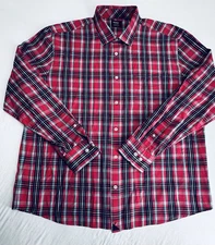 UNTUCKit Mens 2XL Santa Barbara Summer Plaid Button Down Shirt Cotton