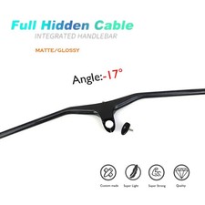 Carbon Fiber Integrated MTB Handlebar and Stem Internal Routing 28.6mm Diameter