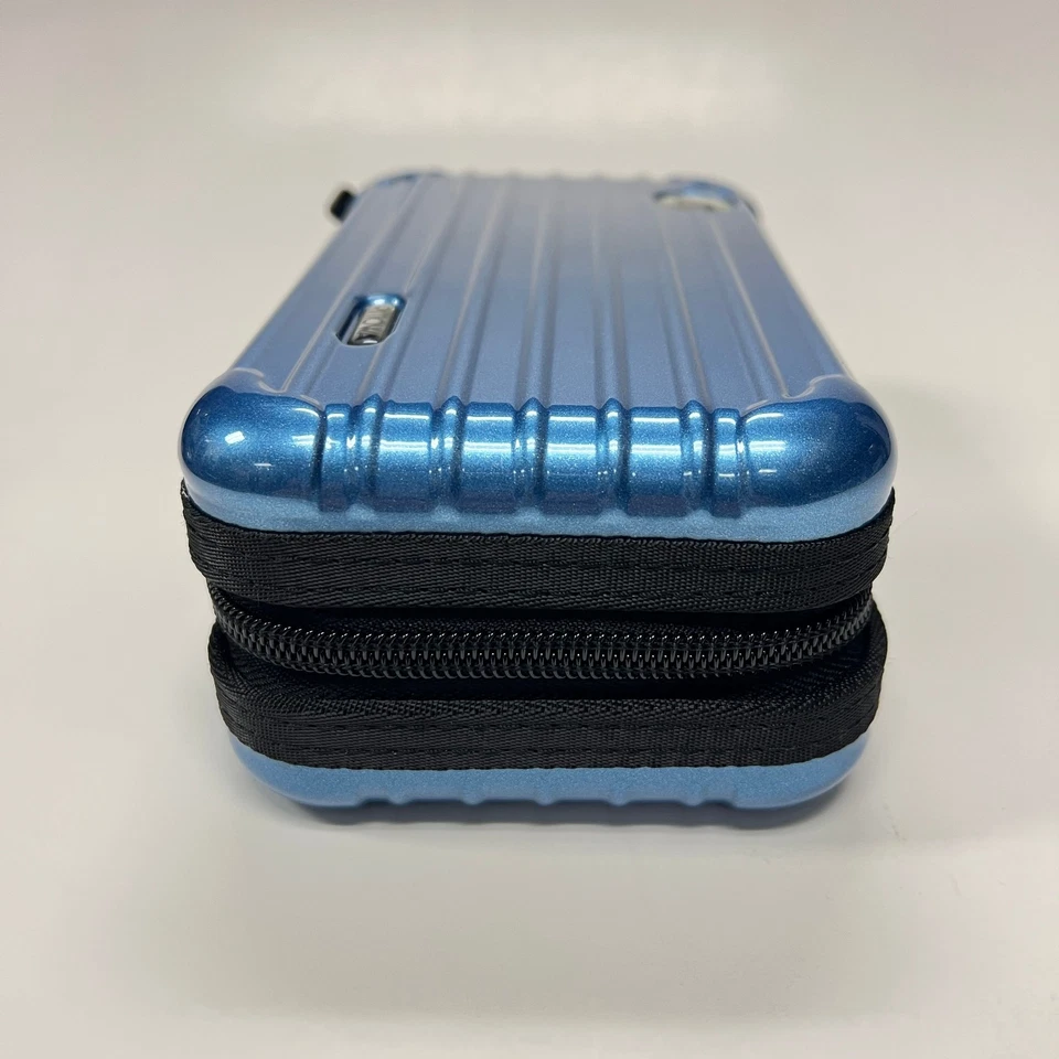 Rimowa EVA Air First Class Amenity Kit Hard Case Metallic Blue - Image 4 of 4