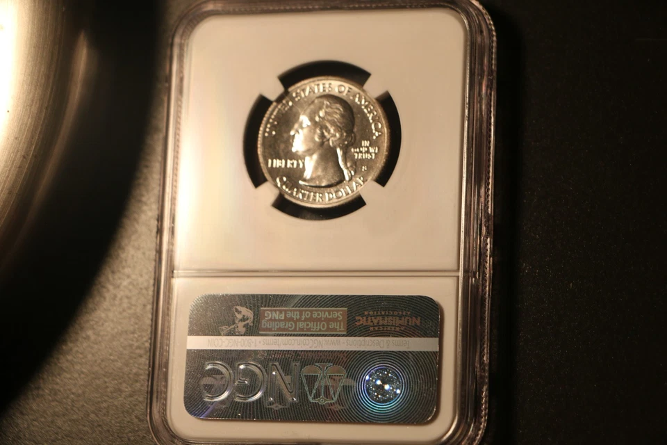 2016-S Clad Theodore Roosevelt Quarter MS67PL Only 16 Graded by NGC in Top Pop! - Image 2 of 2