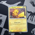 2026 Pokemon Day 30th Anniversary Pikachu 051 Promo half swirl by face