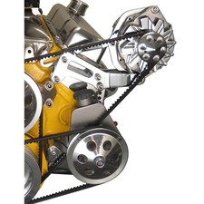 Bills Hot Rod Co. Sbc Ps And Alt. Brackets Side Short Black