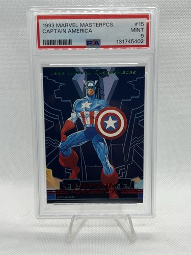 1993 Marvel Masterpieces - Captain America #15 PSA 9 MINT
