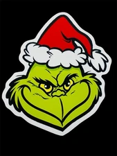 How The Grinch Stole Christmas Inspired Waterproof Car Decal Vinyl Sticker Large