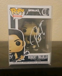 Robert Trujillo Signed Autographed Funko Pop #60 Metallica PSA/DNA Authenticated