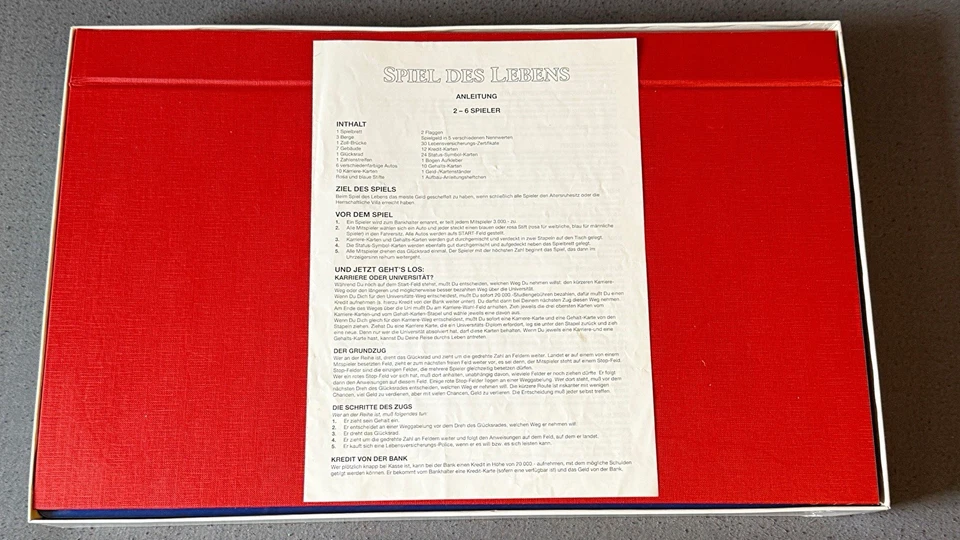 Spiel des Lebens MB 1995 100 Jahre Edition Gesellschaftsspiel 90er Jahre - Bild 2 von 4