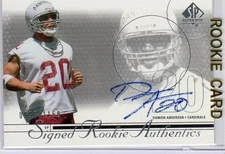 2002 SP AUTHENTIC AUTO RC DAMIEN ANDERSON # 192  996/1150