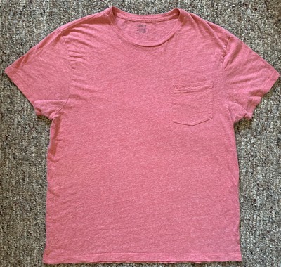J. Crew Mens Pocket Tee T Shirt Slim 