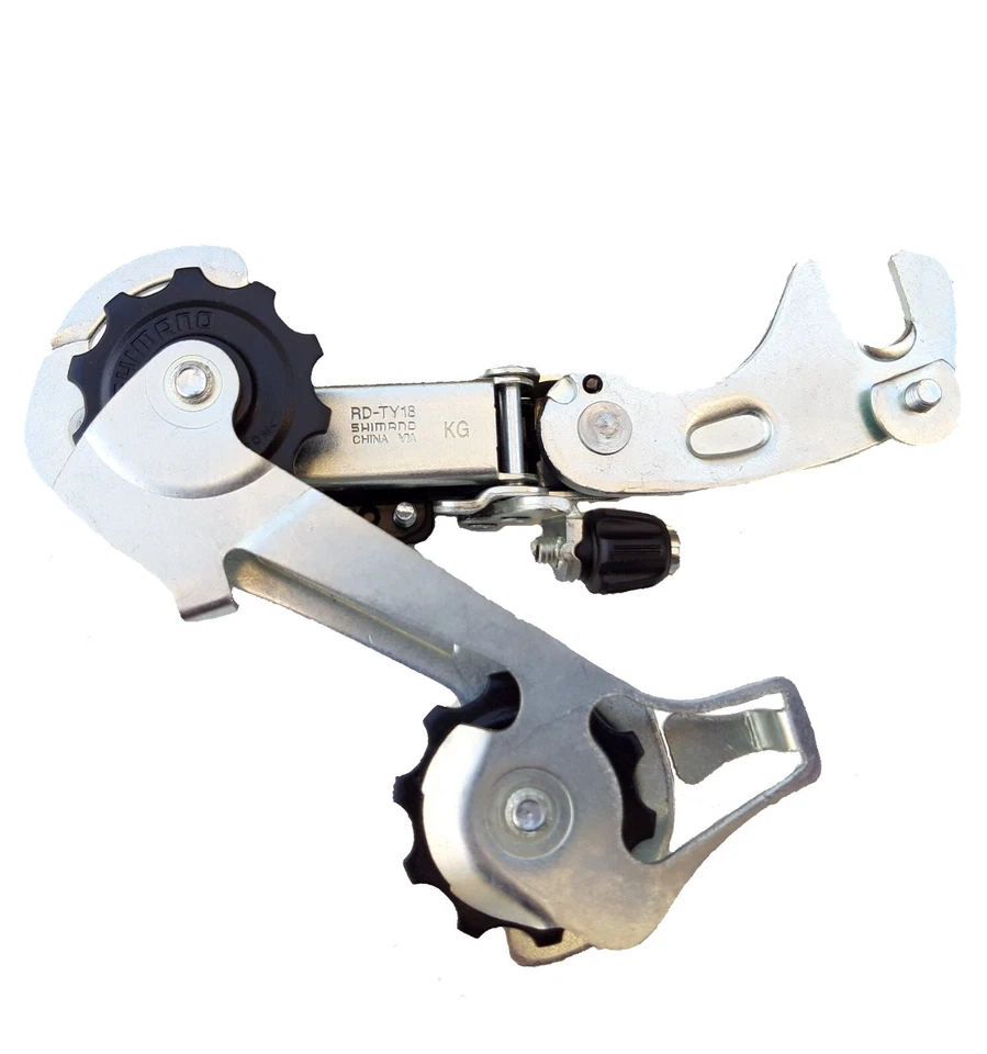 Dérailleur arrière vélo VTT Shimano SIS Tourney 6/7 vitesses cage moyenne cintre - Photo 4/4