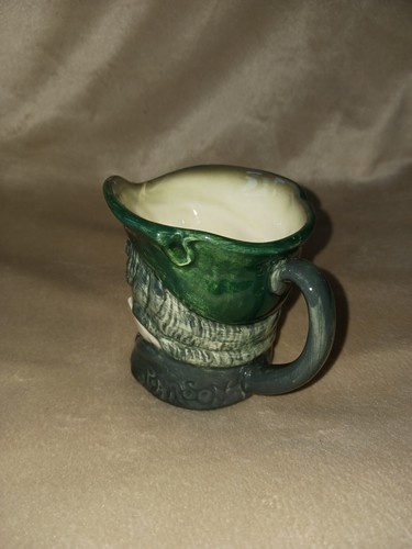 ROYAL DOULTON - Creamer Mug Parson Brown 3" Green - Very Nice - Picture 3 of 9