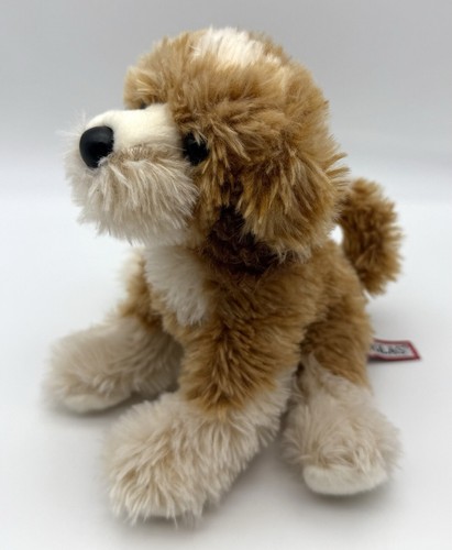Douglas Kuscheltier "Buttercup" the Doodle Welpe Hund mit rotem Halsband klein 7 Zoll Plüsch