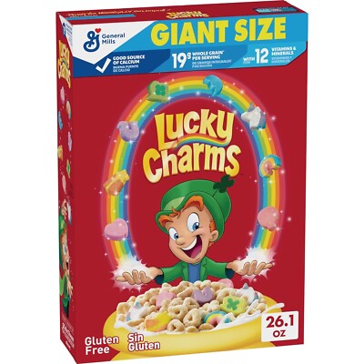 Lucky Charms Cereal Marshmallows St. Patrick's Day Leprechaun Trap 26.1oz