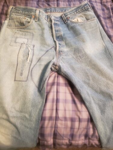LA Edit Altered Vintage Levi's 501 Denim Jeans Dis