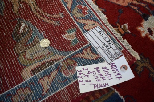 Vintage S Antique Handmade Pictorial Hunting Animal Wool Area Rug 4 x 8 3'9 x 8 - Picture 12 of 12