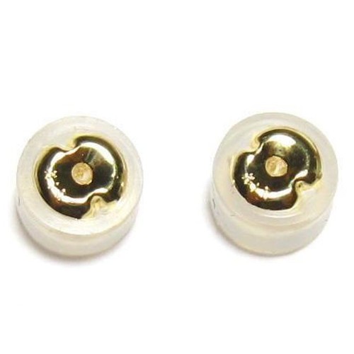 Pendientes de perlas negras cultivadas AAA+ genuinas de 9-9,5 mm en oro amarillo de 18 quilates - Imagen 3 de 3