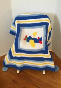 airplane baby blanket