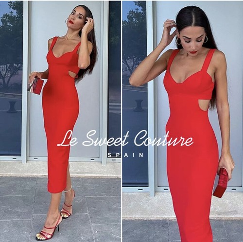 ZARA WOMAN NWT SS21 RED STRAPPY CUT OUT 