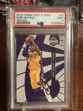 2012-13 Panini Past and Present Treads #24 Kobe Bryant PSA 9 Lakers