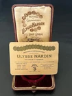 Antique Ulysse Nardin Pocket Watch Box and Warranty  Card