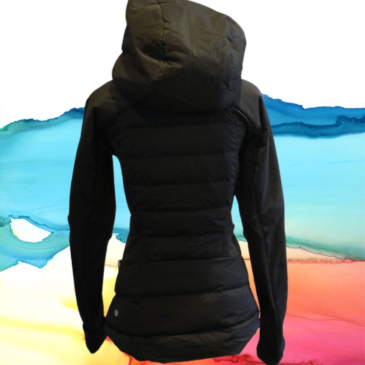 lululemon Down For It All Down Jacket 700 Fill Size 6 Black lululemon Down For It All Down Jacket 700 Fill Size 6 Black