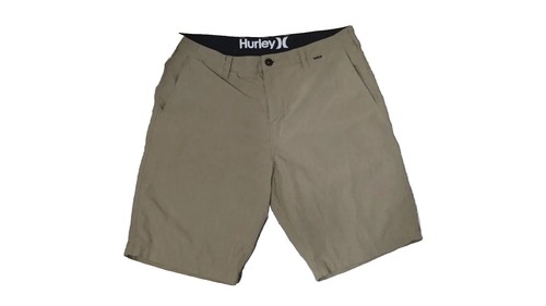 Hurley Phantom Hybrid Shorts Men's 34 Chino Board Short Beige Swim Walk Stretch