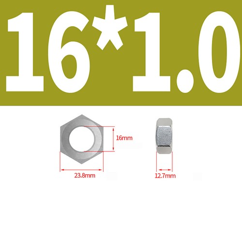 Sechskant-Muttern DIN 934 Edelstahl Rostfrei A2 V2A/A4 M4 M5 M6 M8 M10 Bis M24 - Picture 17 of 25