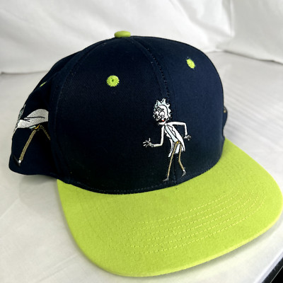 RICK AND MORTY CARTOON NETWORK CONCEPT ONE SNAPBACK HAT ADULT SWIM
