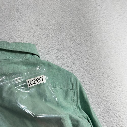 Camicia Ralph Lauren manica lunga con bottoni uomo cotone XS vestibilità personalizzata verde menta - Foto 9 di 9