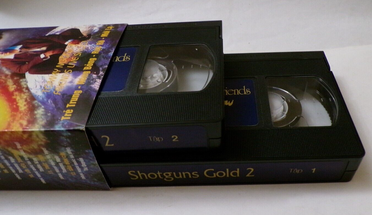 Shotguns Gold 2, Tommy Ngo & Friends, 2 Tape Set (Vietnamese Music VHS) (029-13) Shotguns Gold 2, Tommy Ngo & Friends, 2 Tape Set (Vietnamese Music VHS) (029-13)