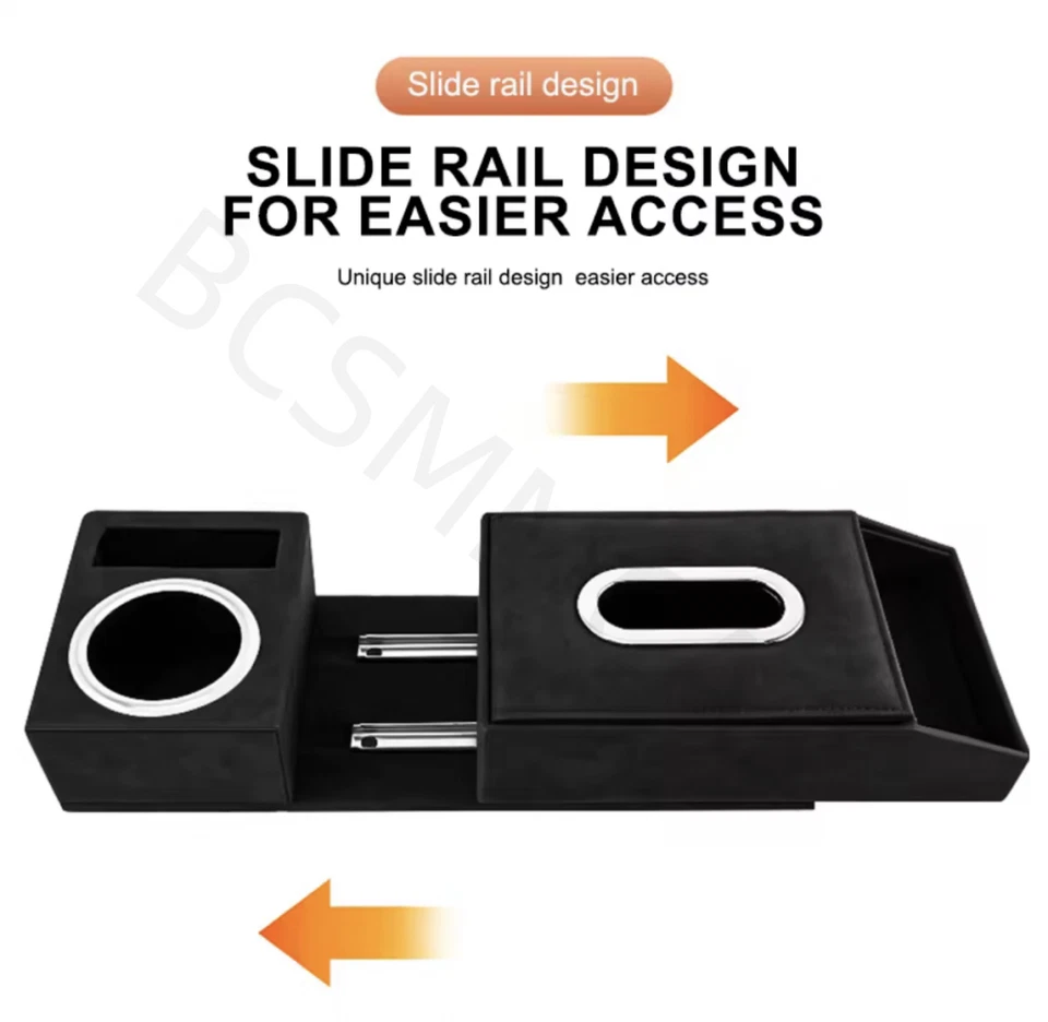 Console central de carro tampa proteção apoio de braço caixa de armazenamento acessórios interiores automáticos - Imagem 2 de 4