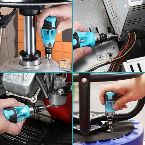 DURATECH 12-in-1 Stubby Ratcheting Screwdriver Multi-bit Short Screw Drivers Set - Picture 8 of 11