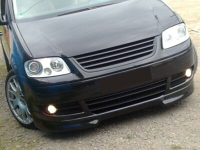 Frontgrill Grill Kühlergrill Schwarz ohne Emblem für VW Touran 1T Caddy 2K
