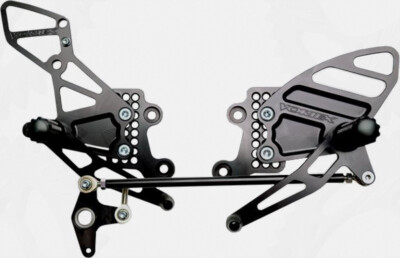 Vortex Adjustable Rear Set Black RS205K
