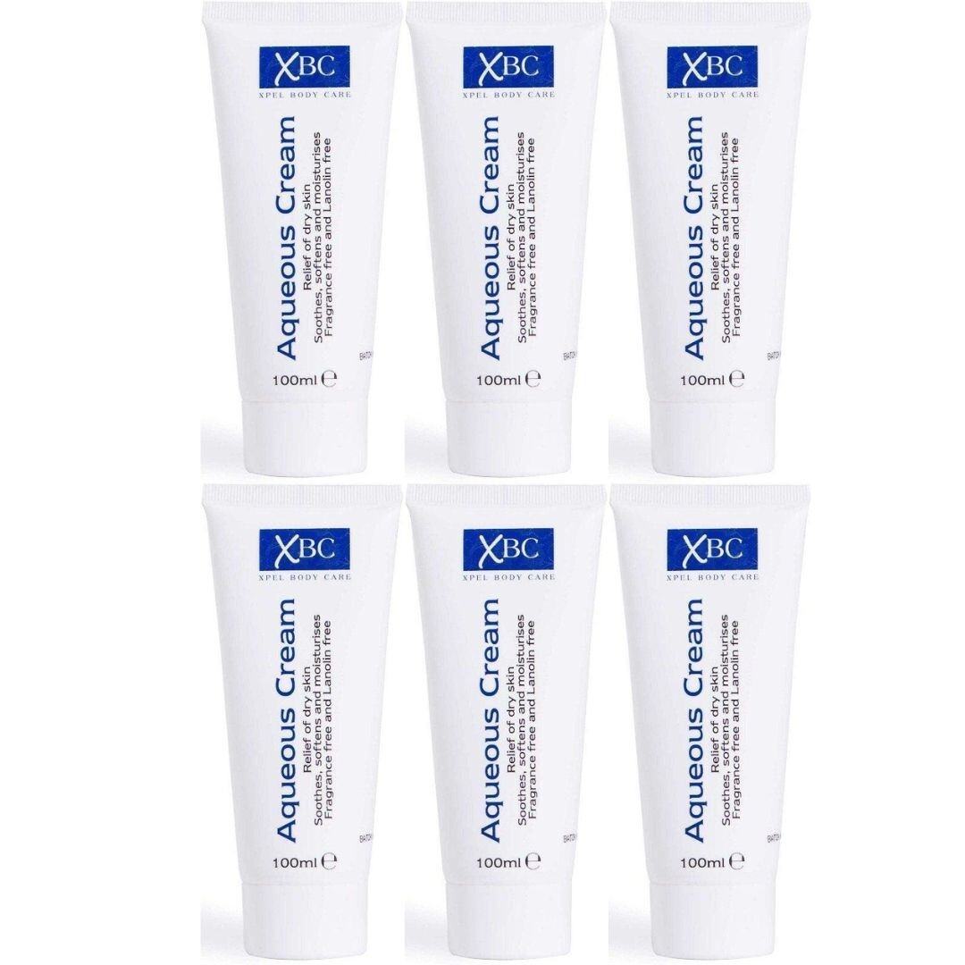 12x XBC Aqueous Moisturising Cream Tube -Dry Skin Relief | Fragrance Free- 100ml - Image 10