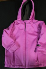 Girl's 4T jacket The Earth Gear purple zip up fleece