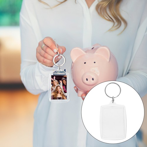 100pcs Schlüsselring Für Diy Schlüsselanhänger Halter Für Fotos - Bild 13 von 23