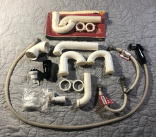 Lot Of Plumbing/Faucet Supplies P Traps Hose Lines  More