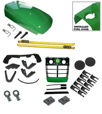 Grille/Upper Hood/Fuel Door Kit/Mounting Seal Kit/Sticker fits John Deere 4700