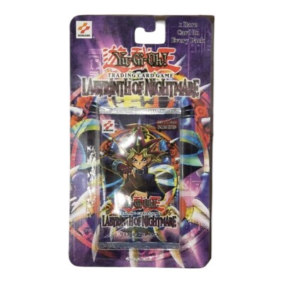 Yu-Gi-Oh Labyrinth of Nightmare Blister Pack Sealed LON Unlimited Vintage 2003