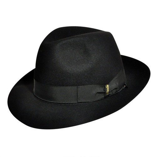 BORSALINO BELLAGIO FUR FELT FEDORA 