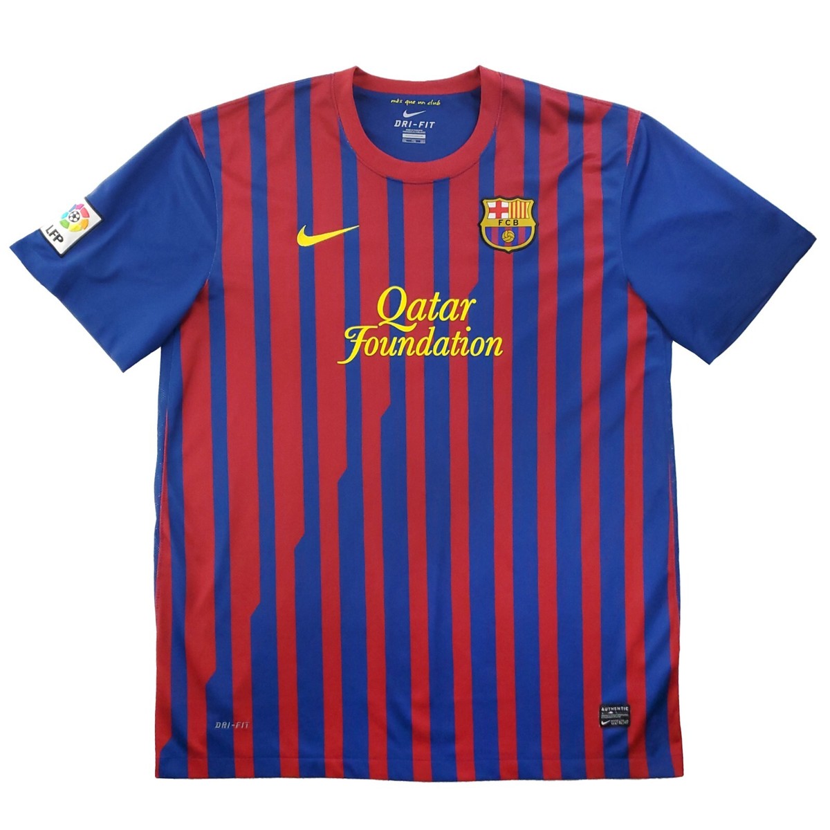FC Barcelona Soccer Jersey Nike Dri-Fit FCB 2011/2012 Home Shirt
