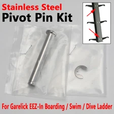 For Garelick Eez-In Boarding / Swim Ladder Pivot Pin Rebuild Kit Stainless Steel