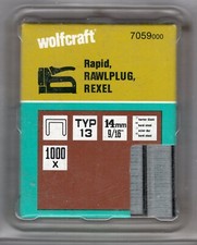 Wolfcraft Breitr&uuml;ckenklammern Typ 013 Tacker Klammern  14 mm