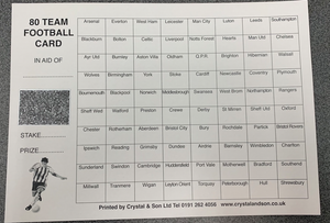 scratch cards fundraising teams football pack